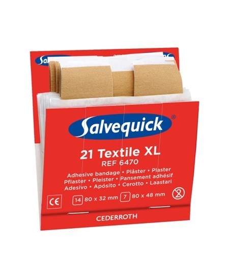 Salvequick Plaster tekstil XL refill