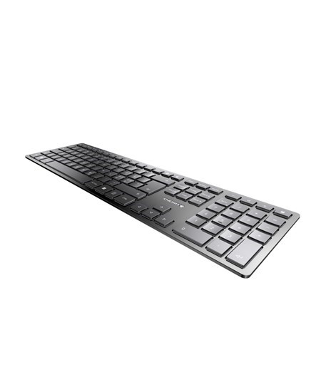 Cherry KW 9100 Slim Wireless Keyboard, Black/Grey