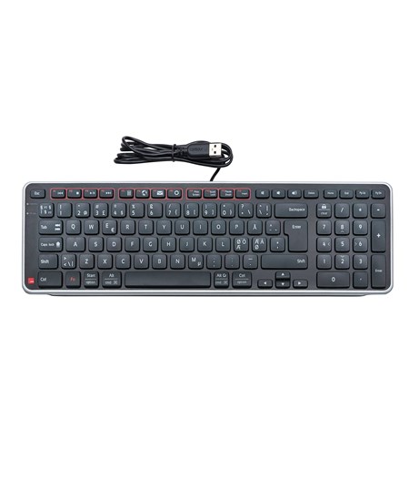 RollerMouse Red Plus + Balance Keyboard (Nordic), Wired
