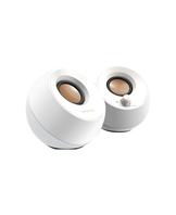 Pebble 2.0 USB Speakers, White