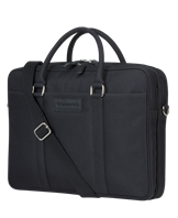 Ginza - 16” Duo Pocket Laptop Bag PURE (Recycled) - Black