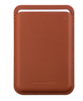 Leather wallet with MagSafe - Tan
