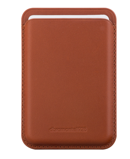 Leather wallet with MagSafe - Tan