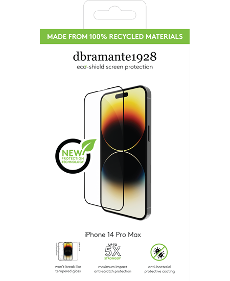 eco-shield - iPhone 14 Pro Max, Black edge