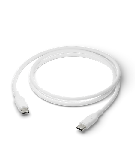 Re-charge - Bulk - Cable - USB-C to USB-C, White (1.2m)