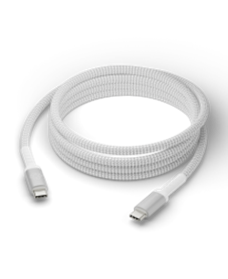 Re-charge - BRD Cable - USB-C to USB-C, White (2.5m)