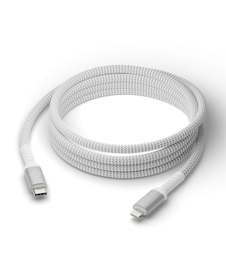 Re-charge - BRD Cable - USB-C to Lightning, White (2m)