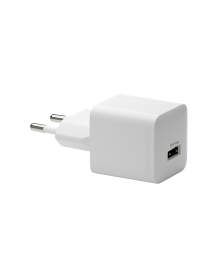 Re-charge - Wall Charger GaN - USB-A 18W EU, White