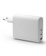 Re-charge - Wall Charger GaN - USB-C 140W+100W+18W EU, White