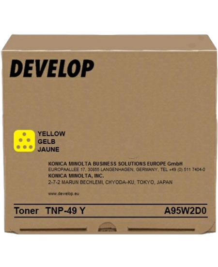 Develop TNP49Y yellow toner 12K