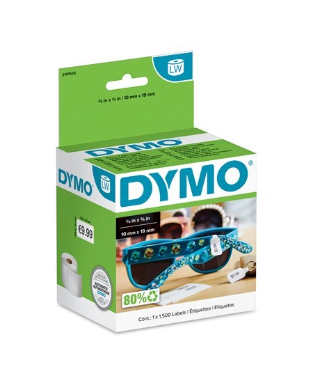 DYMO LabelWriter 54mm x 11mm Price Tag Labels 1 Roll x 1500