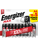 Energizer MAX AA/E91 (15+5 pack)