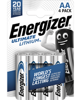 Energizer Ultimate Lithium AA (4-pack)