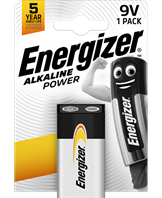 Energizer Alkaline Power 9V (1-pack)