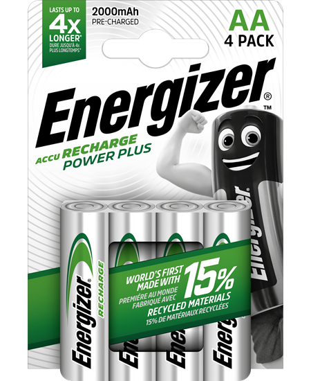 Energizer Rech Power Plus AA 2000 mAh (4-pack)