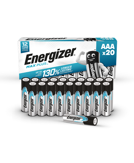 Energizer Max Plus AAA/E92 (20-pack)