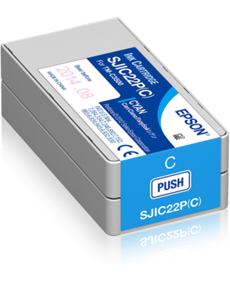 Ink cartridge for TM-C3500 Cyan (SJIC22P)