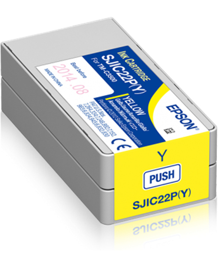 Ink cartridge for TM-C3500 Yellow (SJIC22P)