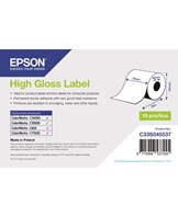 High Gloss Label, Continuous Roll: 76mm x 33m