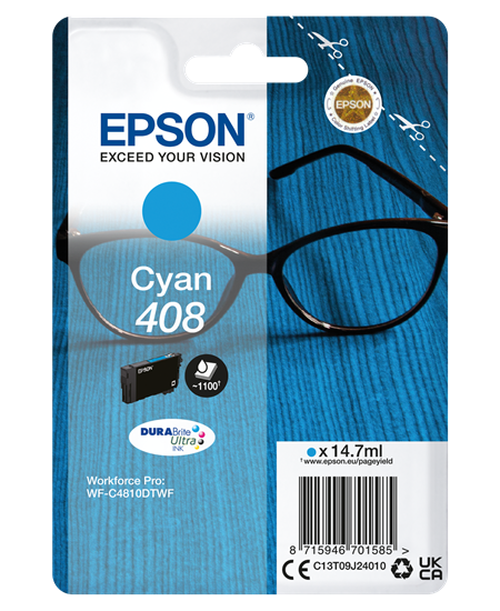 Epson 408 Cyan Ink cartridge