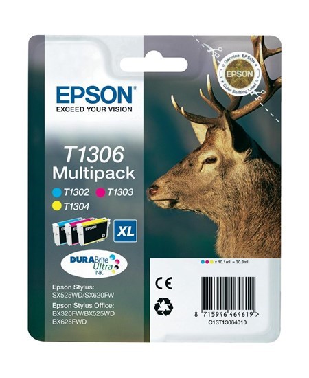 T1306 Multi Pack Ink 3-colour XL