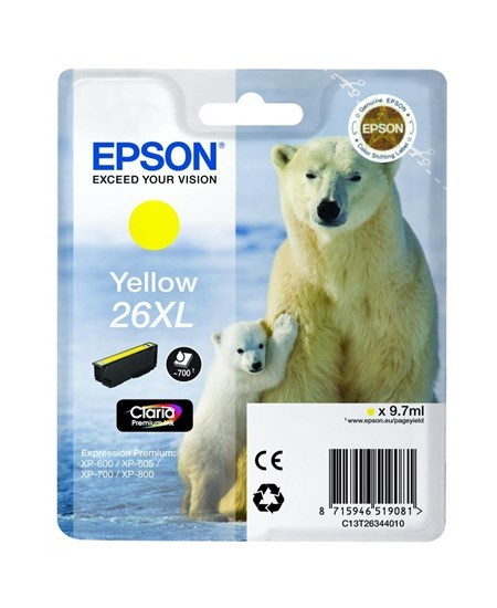 T2634 Yellow Ink Cartridge XL