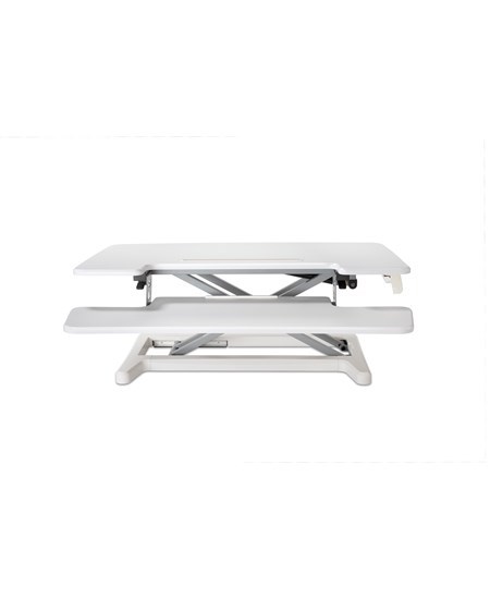 Adjustable Sit-Stand Desk Riser 2, White