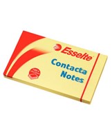 Contacta Notes 75x125 mm gul