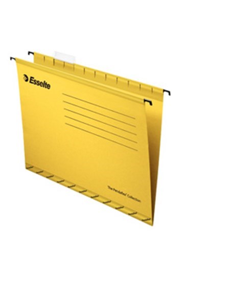 Hængemappe forstærket folio gul (25)