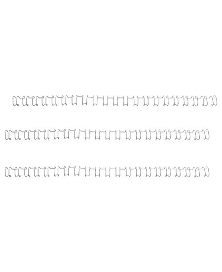 Spiralringe metal 3:1 No6 9.5mm A4 hvid (100)