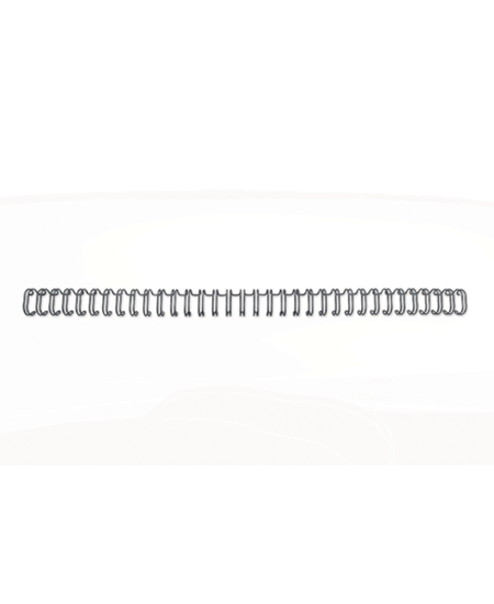 Spiralringe metal 3:1 No7 11mm A4 sort (100)