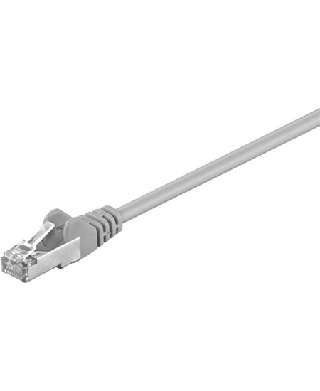 Patch-Cable CAT5e SF/UTP 2xRJ45, PVC, CCA, Grey (5m)