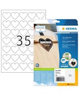 Herma label Premium hjerter 35mm A4 (350)