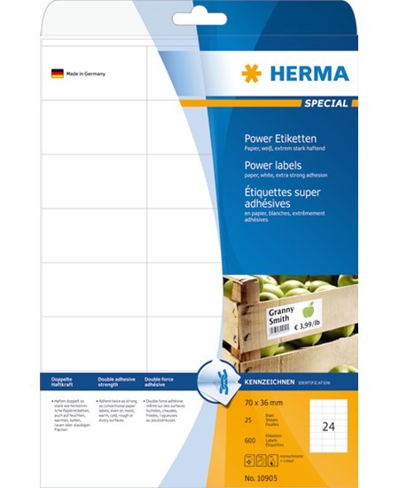 Herma etiket extremely strong 70x36 (600)