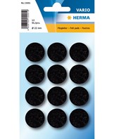 Herma Home filtfødder ø22 sort (12)