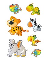 Herma stickers Decor dyrebørn (3)