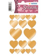 Herma stickers Decor Valentine's Day hjerter guld (2)