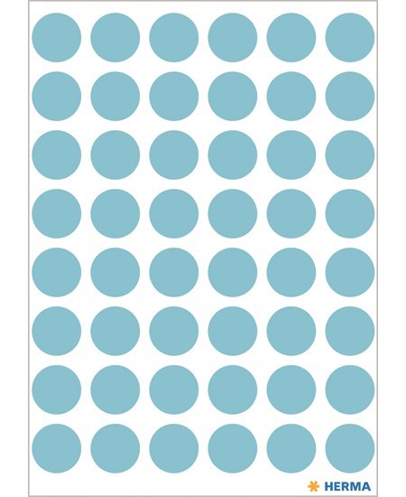 Herma etiket manuel ø13 blå (240)