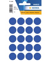 Herma etiket manuel ø19 mørkeblå (100)