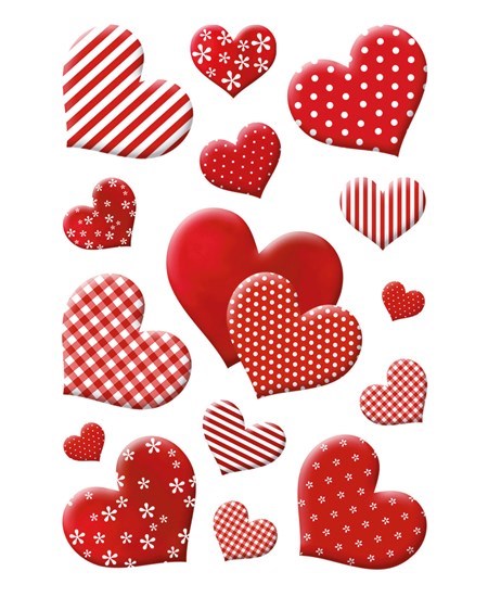 Herma stickers Decor mønstret  hjerter (3)