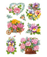 Herma stickers Decor blomsterkurv (3)