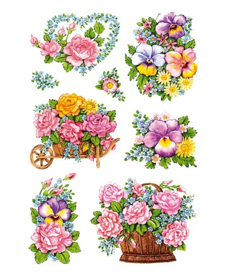 Herma stickers Decor blomsterkurv (3)