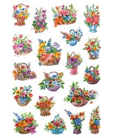 Herma stickers Decor blomsterbuket (3)