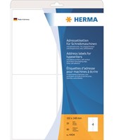 Herma adresse etiket t/skrivemaskine 102x148 (80)