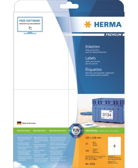 Herma etiket Premium 105x148,5 (100)