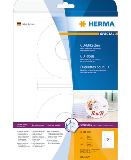 Herma etiket Special CD ø116 (50)