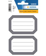 Herma stickers Vario skolebog grå ramme (6)