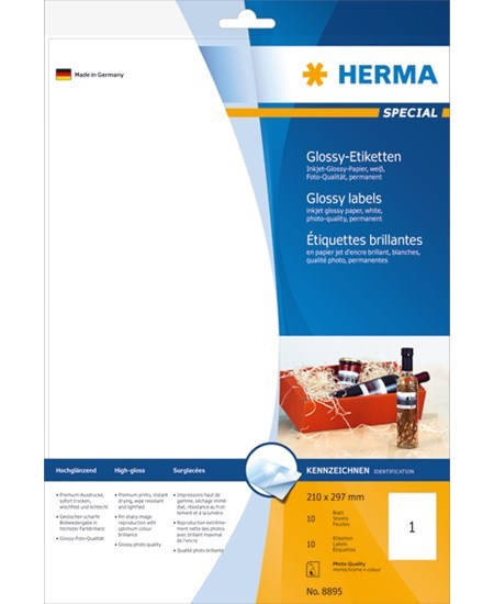 Herma etiket Special Inkjet 210x297 glossy (10)