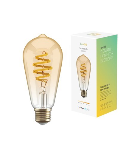 Smart Bulb ST64 CCT Filament (E27), Amber