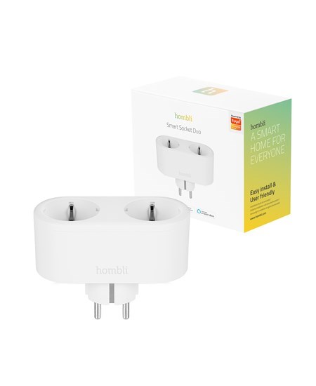 Smart Socket Duo (EU), White